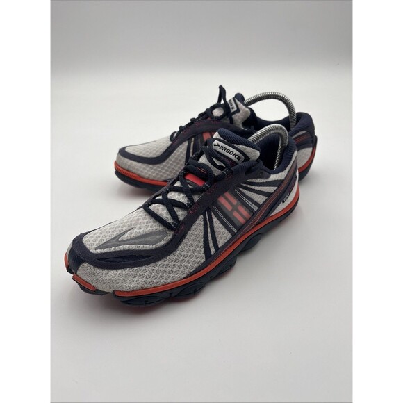 (967) Brooks Pure Connect 3 Shoes Womens 9 Sneaker Blue Orange Running Active - Picture 3 of 9